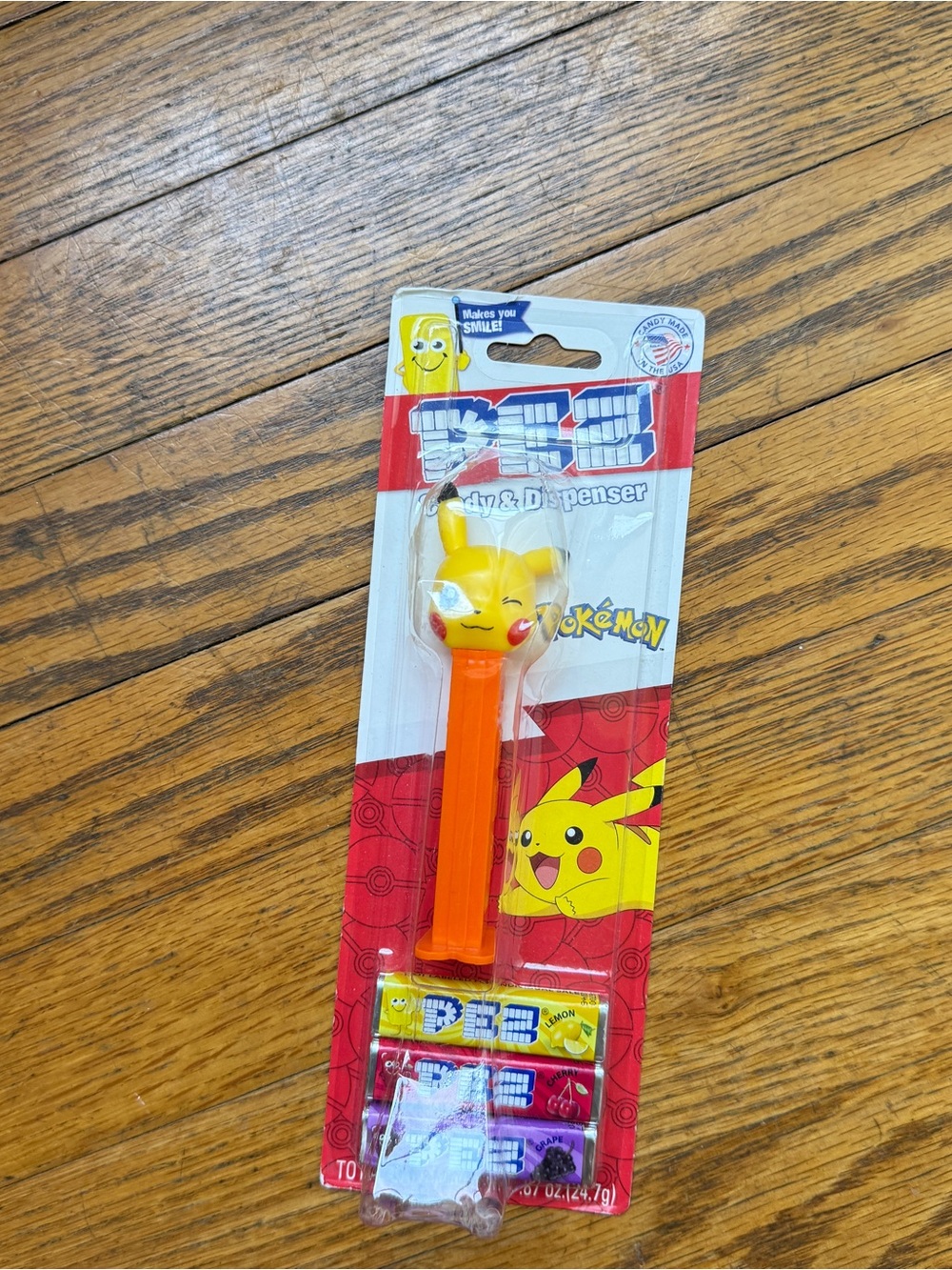 Pokémon Pikachu PEZ Candy Dispenser - Yellow & Orange